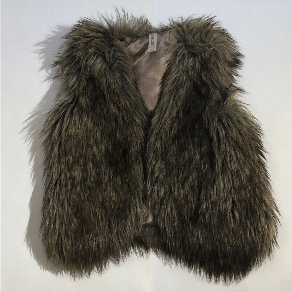 Cherokee Brown Fur Vest